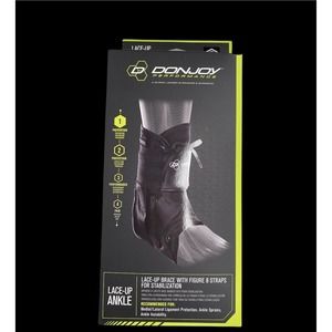 DonJoy Performance Lace-Up Ankle Brace w/ Figure-8 Straps - Size Large - NEW
